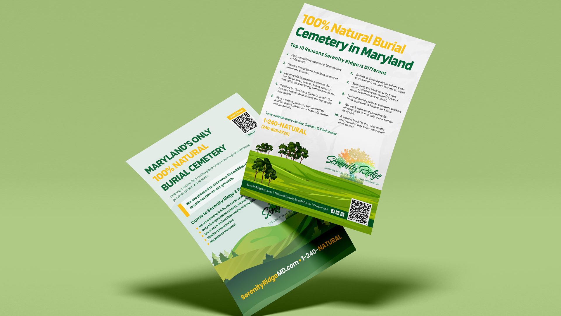 Free-Floating-Curved-A4-Flyer-Mockup